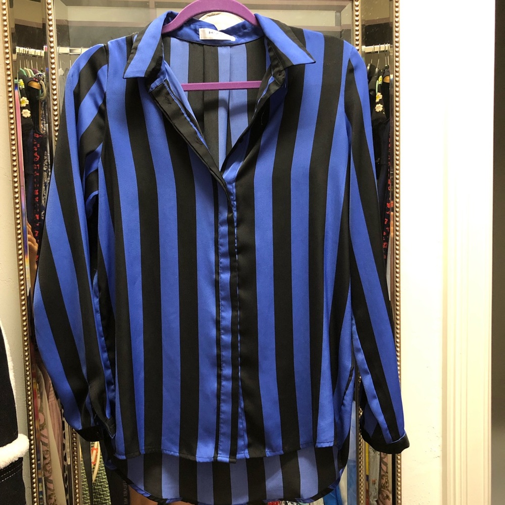 MSCH blue black shirt